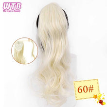 Load image into Gallery viewer, WTB 22" Long Wavy Wrap Around Clip In Ponytail Hair Extension Heat Resistant Synthetic Natural Wave Pony Tail Fake Hair