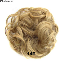 Load image into Gallery viewer, Oubeca Synthetic Flexible Hair Buns Curly Scrunchy Chignon Elastic Messy Wavy Scrunchies Wrap For Ponytail Extensions For Women